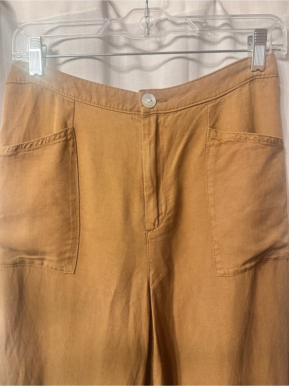 Joie Wide-Leg Pants in Camel Brown